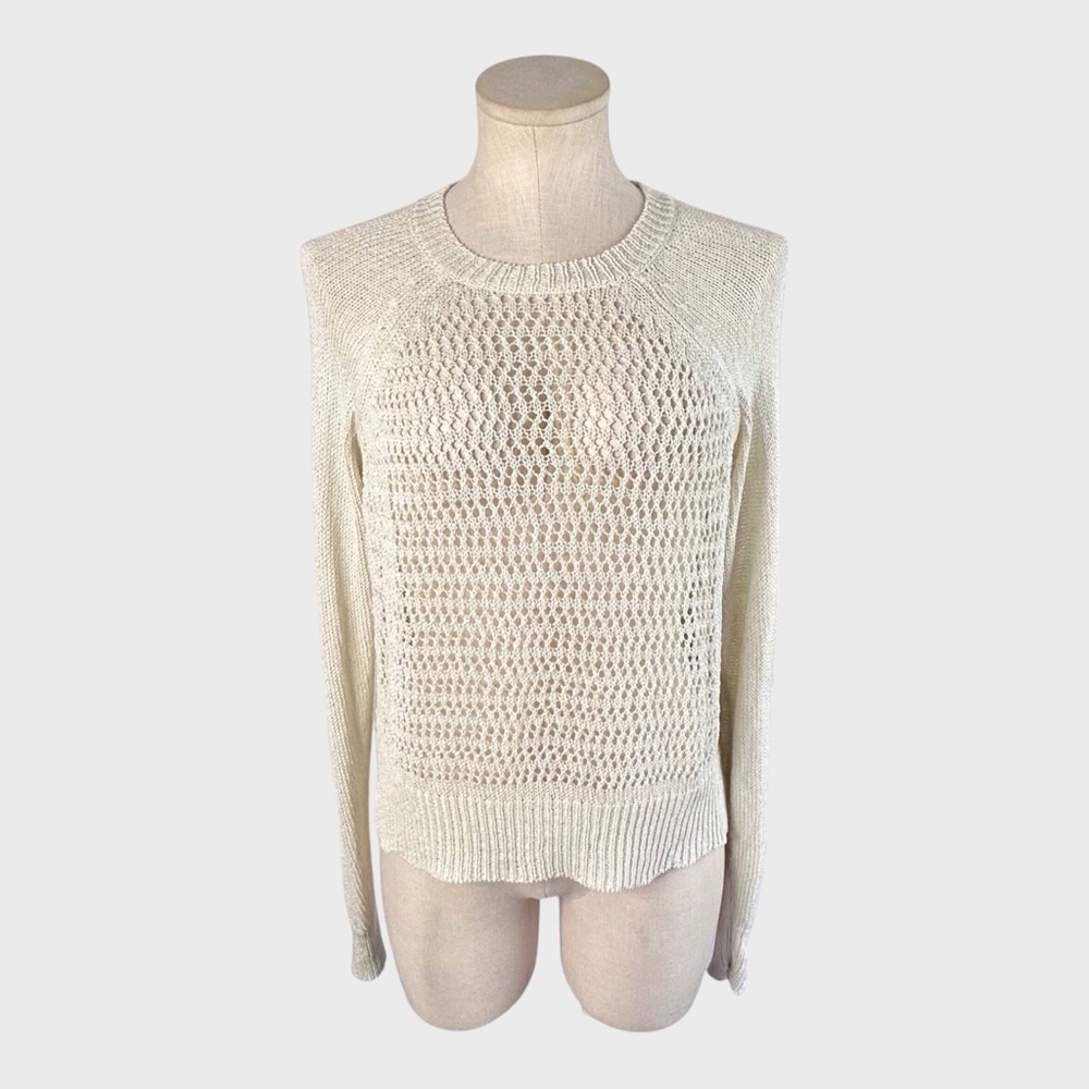 Forever 21 Mesh Knit Crewneck‎ Sweater